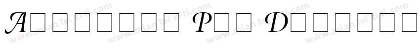 Atlantix Pro Display SSi Display Italic字体转换
